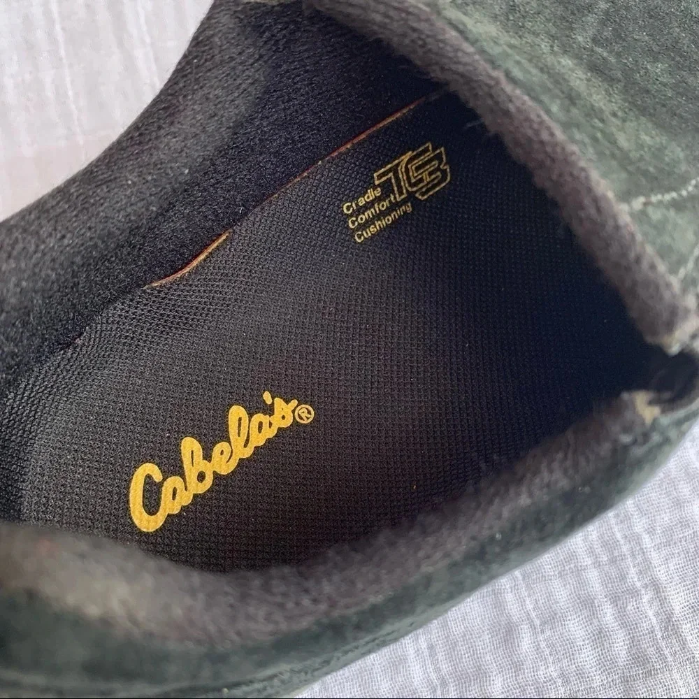 CABELA'S Comfort Shoes Slip-On Hiking Walking Black Suede 84-1122 Womens… - Picture 10 of 10